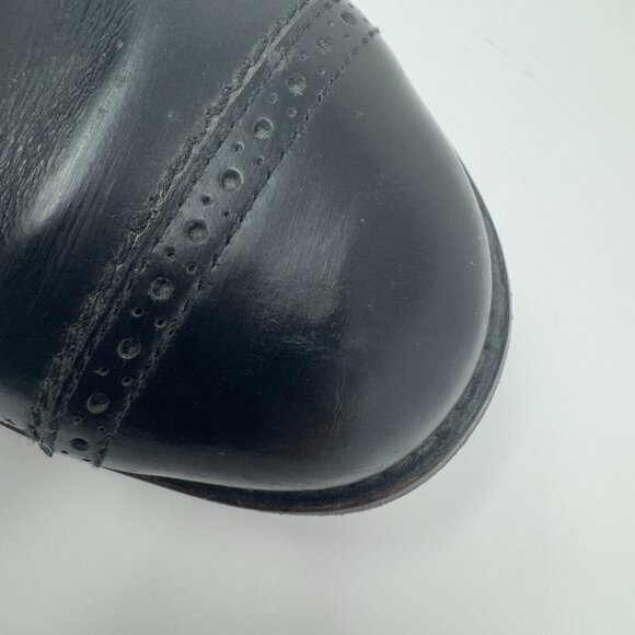Maje Black Leather Oxford Combat Boots EU 36 - Picture 7 of 9